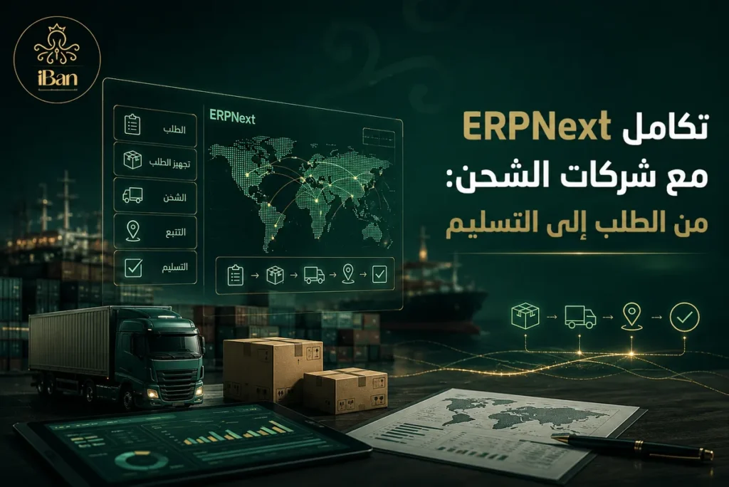 تكامل ERPNext مع شركات الشحن والتوصيل