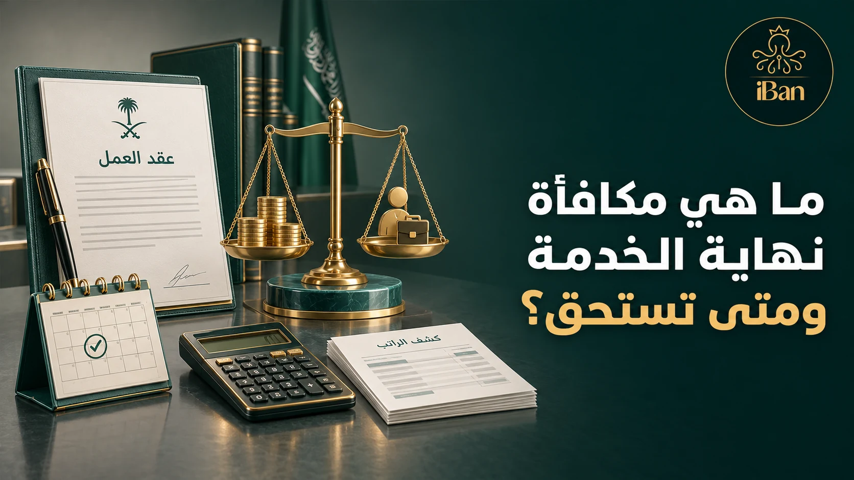 نهاية الخدمة تصميم يوضح ما هي مكافأة نهاية الخدمة ومتى تستحق؟