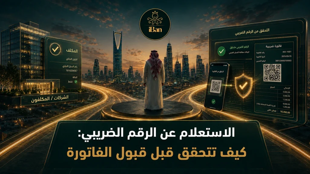التحقق من الرقم الضريبي للمنشأة قبل قبول الفاتورة