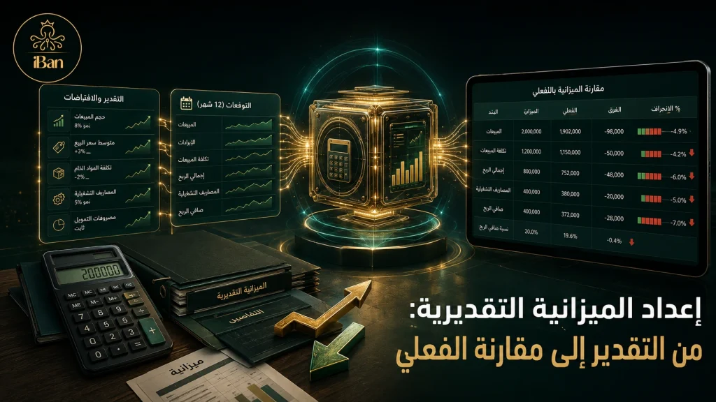 إعداد الميزانية التقديرية ومقارنة المخطط بالنتائج الفعلية