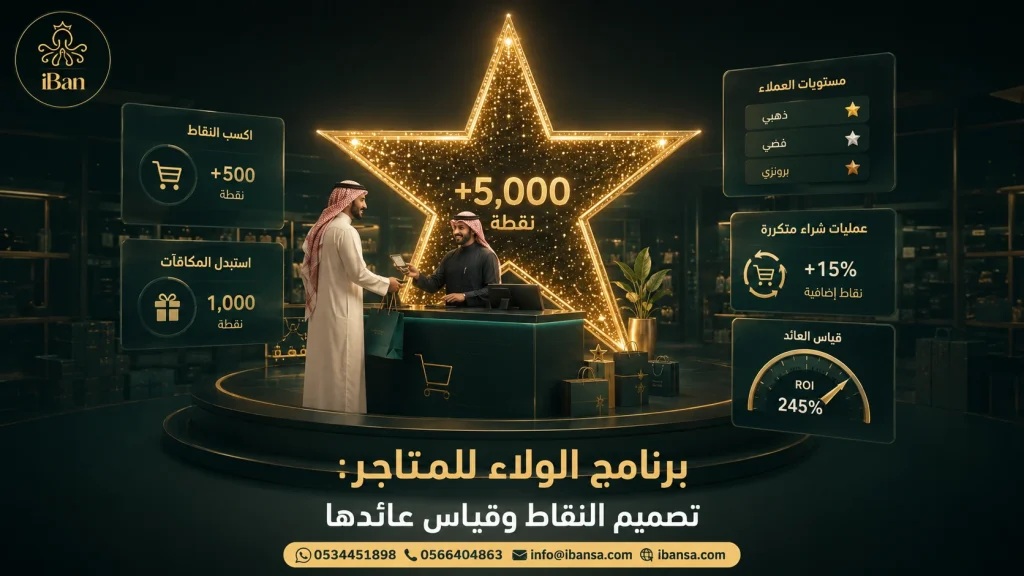 برنامج الولاء للمتاجر وتصميم النقاط وقياس العائد